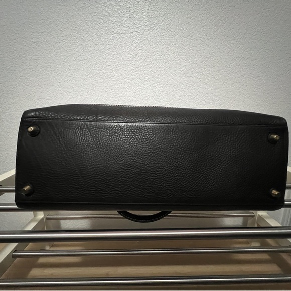 Coach Hampton Black Shoulder Bag/satchel with Braided creed patch M0693-10531 - Picture 6 of 17